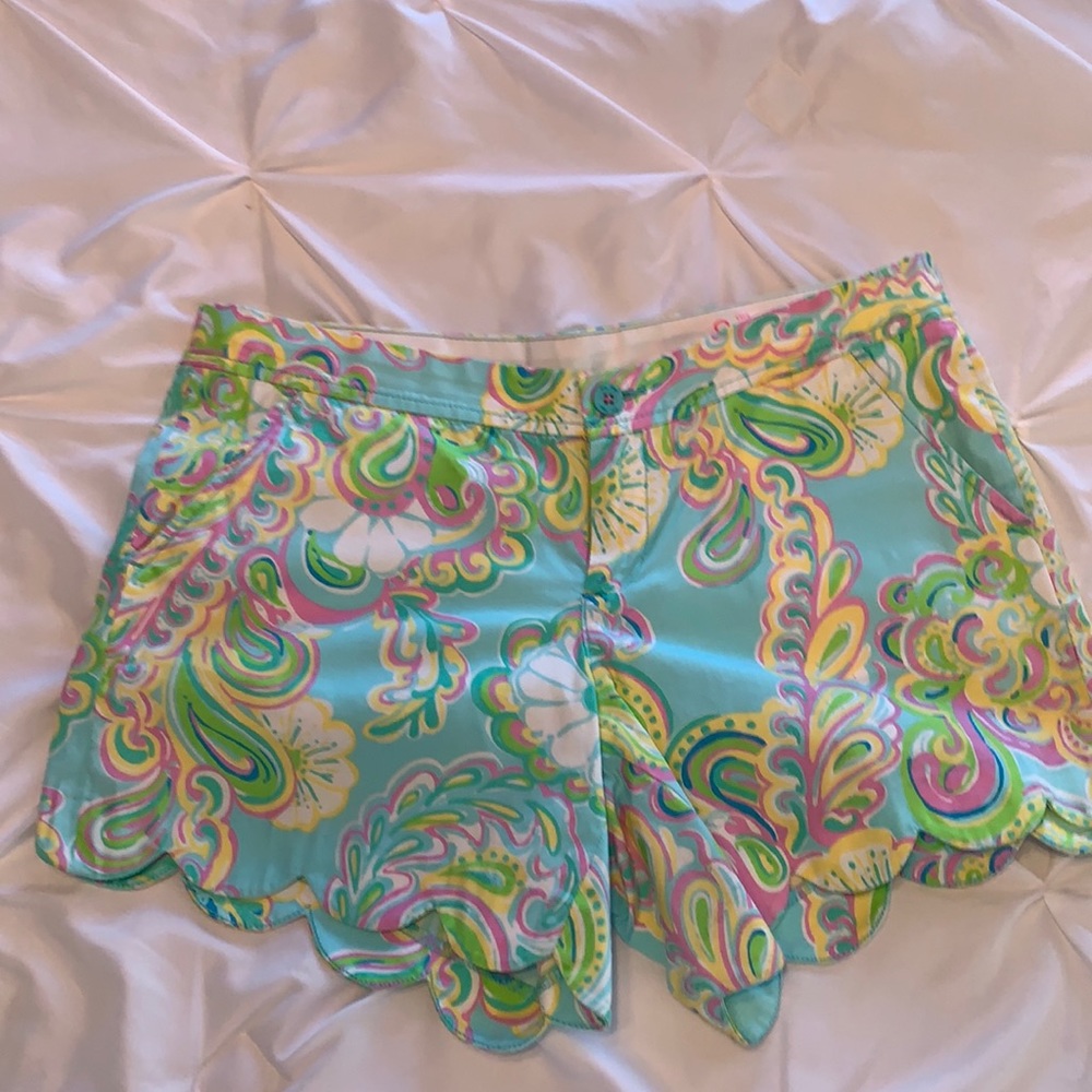 Lilly Pulitzer shorts.